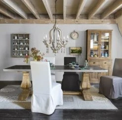 Maisons Du Monde Tables à Manger Table à Manger En Métal Et Pin Recyclé 10 Personnes L240 -Marquee Magasin table a manger en metal et pin recycle 10 personnes l240 1000 2 13 121824 14