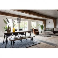 Dutchbone Tables à Manger Table à Manger En Noyer 180x90cm -Marquee Magasin table a manger en noyer 180x90cm 4