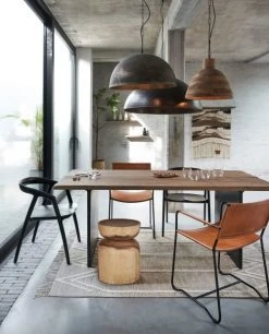 Maisons Du Monde Tables à Manger Table à Manger En Orme Recyclé Et Métal 8/10 Personnes L200 -Marquee Magasin table a manger en orme recycle et metal 8 10 personnes l200 1000 2 13 209646 6