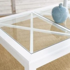 Maisons Du Monde Tables à Manger Table à Manger En Pin Blanc Et Verre Trempé 8 Personnes L180 -Marquee Magasin table a manger en pin blanc et verre trempe 8 personnes l180 1000 12 10 174670 8