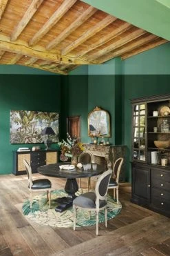 Maisons Du Monde Tables à Manger Table à Manger En Pin Recyclé Noir 6/8 Personnes D140 -Marquee Magasin table a manger en pin recycle noir 6 8 personnes d140 1000 10 35 208889 4