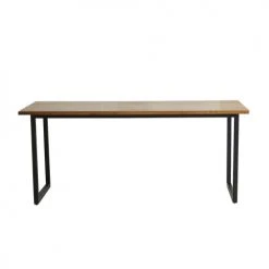 Bois Dessus Bois Dessous Tables à Manger Table à Manger En Teck Et Métal