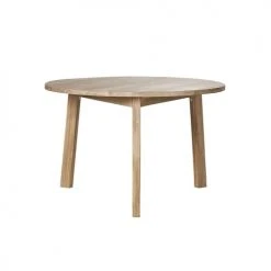 Bois Dessus Bois Dessous Tables à Manger Table à Manger En Teck Ronde 4 Personnes