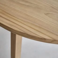 Bois Dessus Bois Dessous Tables à Manger Table à Manger En Teck Ronde 4 Personnes -Marquee Magasin table a manger en teck ronde 4 personnes 3