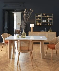 Maisons Du Monde Tables à Manger Table à Manger En Terrazzo Blanc 6/8 Personnes L160 -Marquee Magasin table a manger en terrazzo blanc 6 8 personnes l160 1000 14 17 219654 2