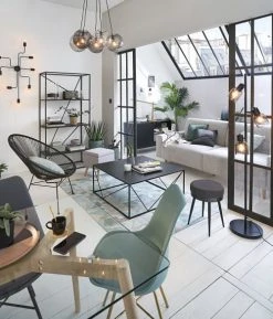 Maisons Du Monde Tables à Manger Table à Manger En Verre Et Chêne 6 Personnes L120 -Marquee Magasin table a manger en verre et chene 6 personnes l120 1000 7 1 165723 8