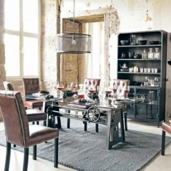 Maisons Du Monde Tables à Manger Table à Manger En Verre Et Métal 10 Personnes L200 -Marquee Magasin table a manger en verre et metal 10 personnes l200 1000 7 23 138931 2