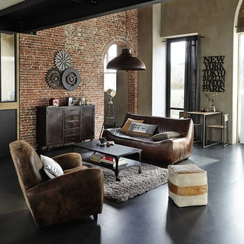 Maisons Du Monde Tables à Manger Table à Manger Et 2 Chaises En Manguier Et Métal L90 5 Maisons Du Monde Tables à Manger Table à Manger Et 2 Chaises En Manguier Et Métal L90 – Image 3