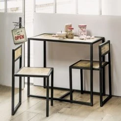 Maisons Du Monde Tables à Manger Table à Manger Et 2 Chaises En Manguier Et Métal L90 8 Maisons Du Monde Tables à Manger Table à Manger Et 2 Chaises En Manguier Et Métal L90 -Marquee Magasin table a manger et 2 chaises en manguier et metal l90 1000 14 30 122210 8
