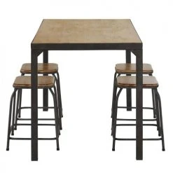 Maisons Du Monde Tables à Manger Table à Manger Et Tabourets (x4) En Bois De Sapin Massif Et Métal 6 Personnes L120 7 Maisons Du Monde Tables à Manger Table à Manger Et Tabourets (x4) En Bois De Sapin Massif Et Métal 6 Personnes L120 -Marquee Magasin table a manger et tabourets x4 en bois de sapin massif et metal 6 personnes l120 1000 14 24 216135 2