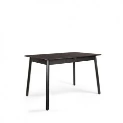 Zuiver Tables à Manger Table à Manger Extensible 120-162x80cm Effet Bois Noir -Marquee Magasin table a manger extensible 120 162x80cm effet bois noir 3
