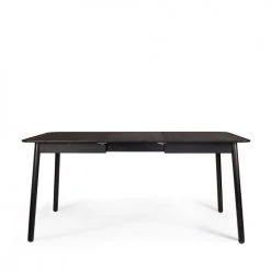 Zuiver Tables à Manger Table à Manger Extensible 120-162x80cm Effet Bois Noir -Marquee Magasin table a manger extensible 120 162x80cm effet bois noir 4