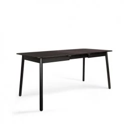 Zuiver Tables à Manger Table à Manger Extensible 120-162x80cm Effet Bois Noir -Marquee Magasin table a manger extensible 120 162x80cm effet bois noir 5
