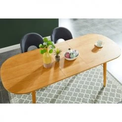 Drawer Tables à Manger Table à Manger Extensible 160-200x80cm Chêne -Marquee Magasin table a manger extensible 160 200x80cm chene 2