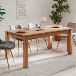 Homifab Tables à Manger Table à Manger Extensible 160/215 Cm Bois -Marquee Magasin table a manger extensible 160 215 cm bois 3