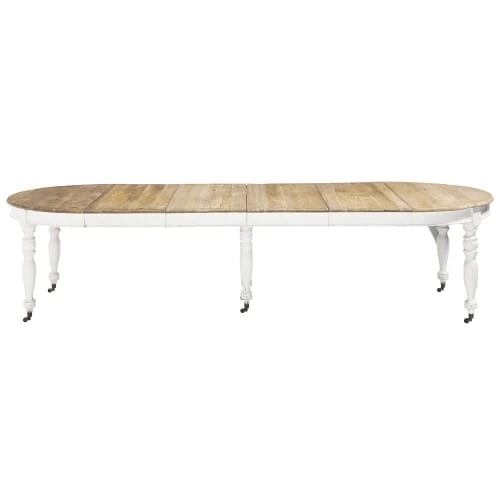Maisons Du Monde Tables à Manger Table à Manger Extensible à Roulettes 6/14 Personnes L125/325 4 Maisons Du Monde Tables à Manger Table à Manger Extensible à Roulettes 6/14 Personnes L125/325 – Image 2