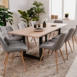 Homifab Tables à Manger Table à Manger Extensible Effet Chêne 160/200 Cm 11 Homifab Tables à Manger Table à Manger Extensible Effet Chêne 160/200 Cm -Marquee Magasin table a manger extensible effet chene 160 200 cm 3