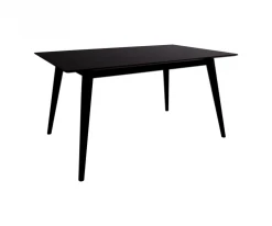 Meubles & Design Tables à Manger Table à Manger Extensible En Bois 150/230x90cm Noir