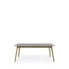 Tenzo Tables à Manger Table à Manger Extensible En Bois 160-205x90cm Gris Clair -Marquee Magasin table a manger extensible en bois 160 205x90cm gris clair 2