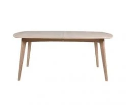 Meubles & Design Tables à Manger Table à Manger Extensible En Bois De Chêne 180cm Naturel -Marquee Magasin table a manger extensible en bois de chene 180cm blanc