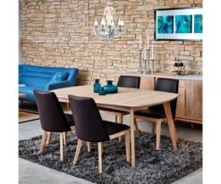 Meubles & Design Tables à Manger Table à Manger Extensible En Bois De Chêne 180cm Blanc -Marquee Magasin table a manger extensible en bois de chene 180cm blanc 5