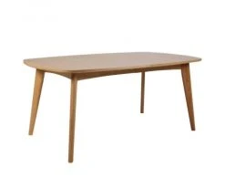 Meubles & Design Tables à Manger Table à Manger Extensible En Bois De Chêne 180cm Naturel