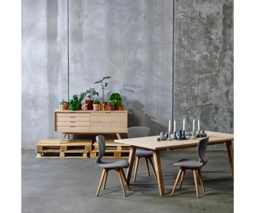 Meubles & Design Tables à Manger Table à Manger Extensible En Bois De Chêne Nature 4 Meubles & Design Tables à Manger Table à Manger Extensible En Bois De Chêne Nature – Image 2