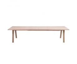 Meubles & Design Tables à Manger Table à Manger Extensible En Bois De Chêne Nature