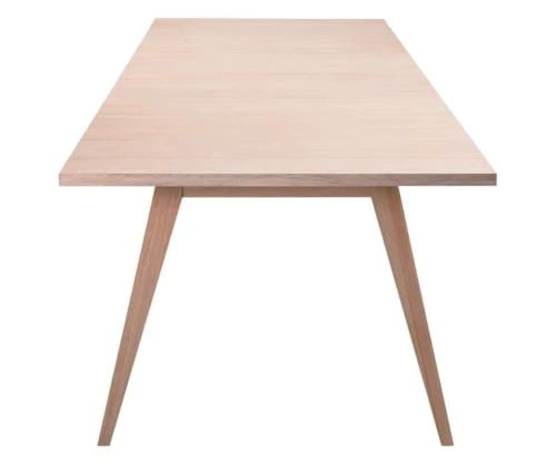 Meubles & Design Tables à Manger Table à Manger Extensible En Bois De Chêne Nature 6 Meubles & Design Tables à Manger Table à Manger Extensible En Bois De Chêne Nature – Image 4