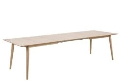 Hellin Tables à Manger Table à Manger Extensible En Chêne Blanchi 8 à 14 Couverts -Marquee Magasin table a manger extensible en chene blanchi 8 a 14 couverts 5