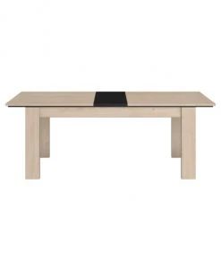 Calicosy Tables à Manger Table à Manger Extensible L180-215 Cm - Décor Chêne Et Noir -Marquee Magasin table a manger extensible l180 215 cm decor chene et noir 2