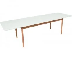Meubles & Design Tables à Manger Table à Manger Extensible Style Scandinave Blanc