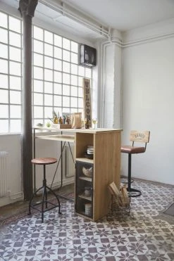 Maisons Du Monde Tables à Manger Table à Manger Haute 2/3 Personnes En Sapin Massif Et Métal L120 -Marquee Magasin table a manger haute 2 3 personnes en sapin massif et metal l120 1000 1 14 195994 7