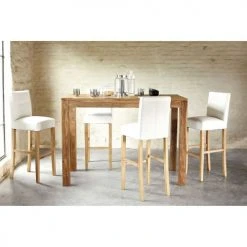 Maisons Du Monde Tables à Manger Table à Manger Haute En Sheesham Massif 6/8 Personnes L150 -Marquee Magasin table a manger haute en sheesham massif 6 8 personnes l150 1000 9 26 115728 4