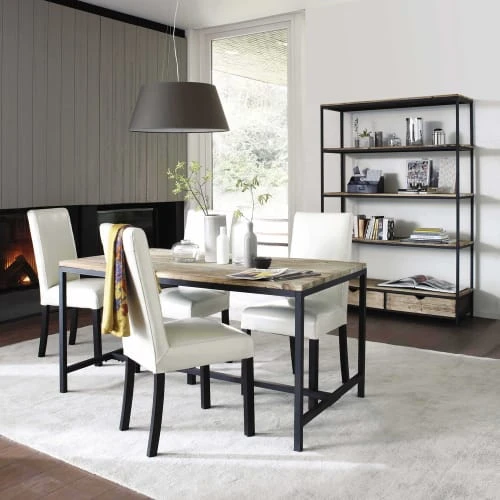 Maisons Du Monde Tables à Manger Table à Manger Indus 6/8 Personnes En Sapin Massif Et Métal L150 8 Maisons Du Monde Tables à Manger Table à Manger Indus 6/8 Personnes En Sapin Massif Et Métal L150 – Image 6