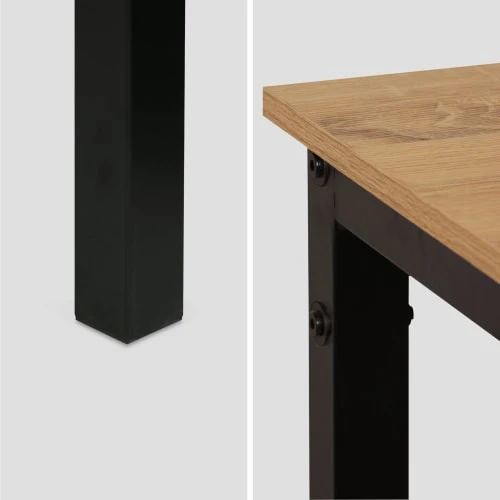 Alice's Garden Tables à Manger Table à Manger Métal & Décor Bois, 4/6 Places 5 Alice's Garden Tables à Manger Table à Manger Métal & Décor Bois, 4/6 Places – Image 3