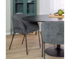 Meubles & Design Tables à Manger Table à Manger Ovale 160x110cm En Bois Noir 10 Meubles & Design Tables à Manger Table à Manger Ovale 160x110cm En Bois Noir -Marquee Magasin table a manger ovale 160x110cm en bois noir 1