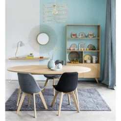 Maisons Du Monde Tables à Manger Table à Manger Ovale 8 Personnes L200 -Marquee Magasin table a manger ovale 8 personnes l200 1000 15 38 155633 7