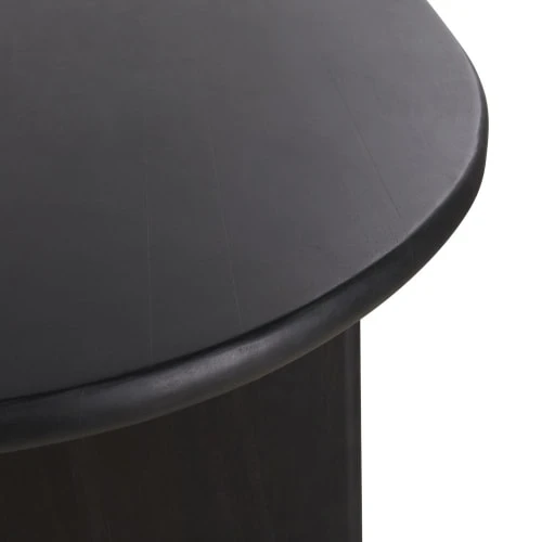 Maisons Du Monde Tables à Manger Table à Manger Ovale En Bois De Manguier Massif Noir 6/8 Personnes L200 5 Maisons Du Monde Tables à Manger Table à Manger Ovale En Bois De Manguier Massif Noir 6/8 Personnes L200 – Image 3
