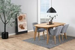 Hellin Tables à Manger Table à Manger Ovale En Bois L180 -Marquee Magasin table a manger ovale en bois l180 1