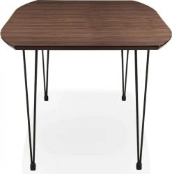 Kokoon Design Tables à Manger Table à Manger Plateau Bois Foncé 10 Places L270cm 11 Kokoon Design Tables à Manger Table à Manger Plateau Bois Foncé 10 Places L270cm -Marquee Magasin table a manger plateau bois fonce 10 places l270cm 3