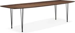 Kokoon Design Tables à Manger Table à Manger Plateau Bois Foncé 10 Places L270cm 12 Kokoon Design Tables à Manger Table à Manger Plateau Bois Foncé 10 Places L270cm -Marquee Magasin table a manger plateau bois fonce 10 places l270cm 4