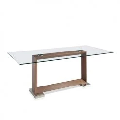 Angel Cerda Tables à Manger Table à Manger Plateau En Verre Trempé L200