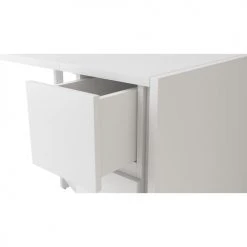 Woodman Tables à Manger Table à Manger Pliable En Bois 170x90cm Blanc -Marquee Magasin table a manger pliable en bois 170x90cm blanc 5