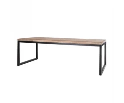 Meubles & Design Tables à Manger Table à Manger Rectangulaire 160x90cm En Bois Recyclé