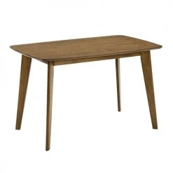 Rendez Vous Déco Tables à Manger Table à Manger Rectangulaire En Bois Foncé, 4 Personnes