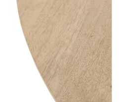 Meubles & Design Tables à Manger Table à Manger Ronde 110cm En Bois Clair -Marquee Magasin table a manger ronde 110cm en bois clair 2