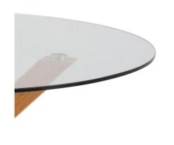 Meubles & Design Tables à Manger Table à Manger Ronde 119cm En Verre Pieds Bois 11 Meubles & Design Tables à Manger Table à Manger Ronde 119cm En Verre Pieds Bois -Marquee Magasin table a manger ronde 119cm en verre pieds bois 3