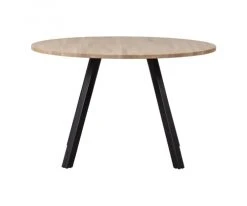 Woood Tables à Manger Table à Manger Ronde 120cm En Bois De Chêne FSC -Marquee Magasin table a manger ronde 120cm en bois de chene fsc 3