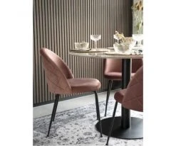 Meubles & Design Tables à Manger Table à Manger Ronde Aspect Marbre 110 Cm Gris -Marquee Magasin table a manger ronde aspect marbre 110 cm gris 10